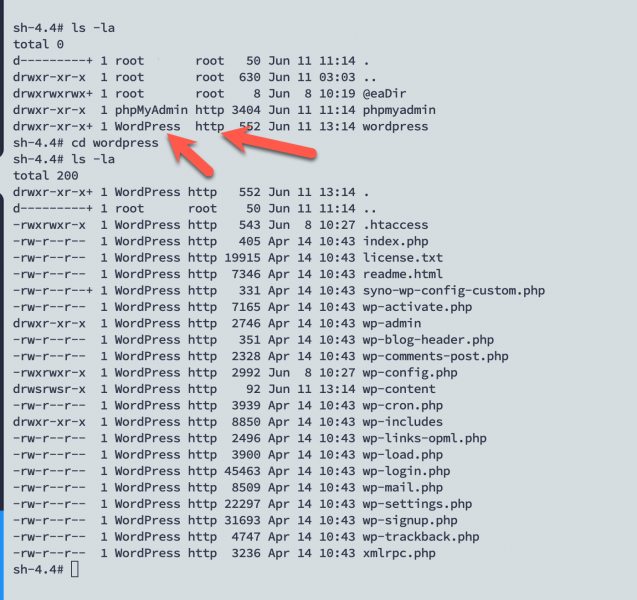 WordPress permissions under hood