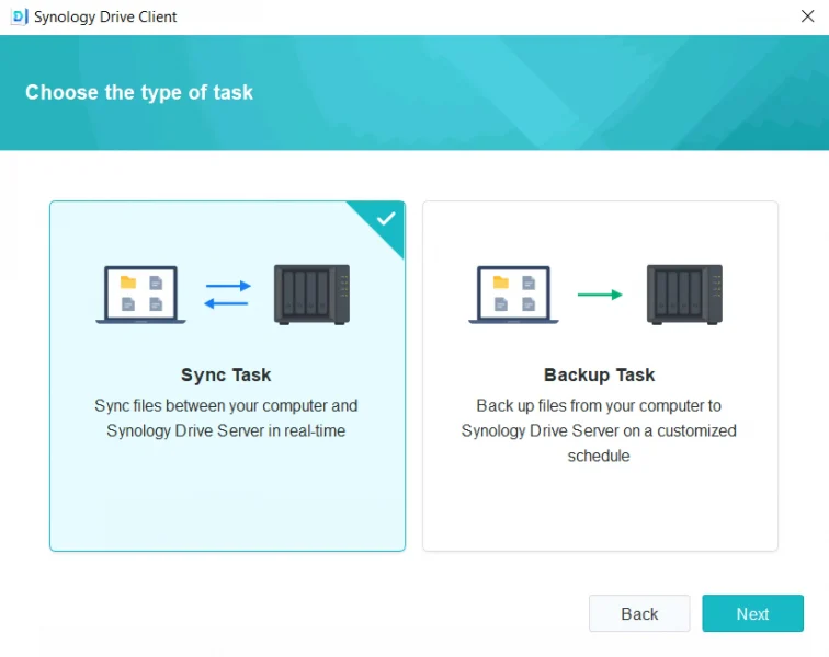 Synology Drive Client Type