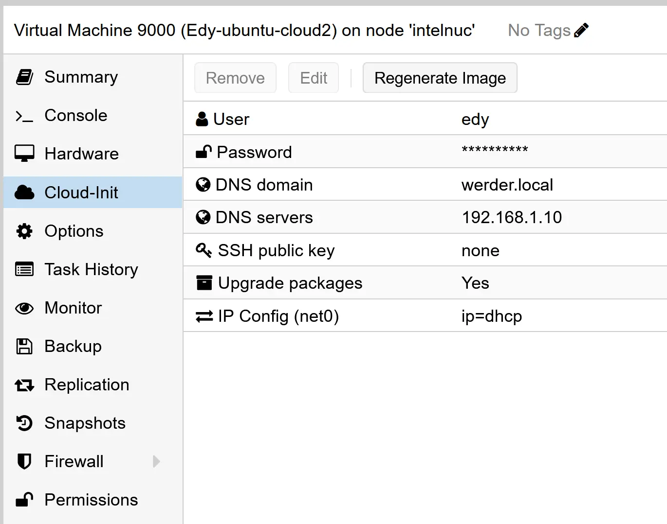 Ubuntu Cloud-Init settings