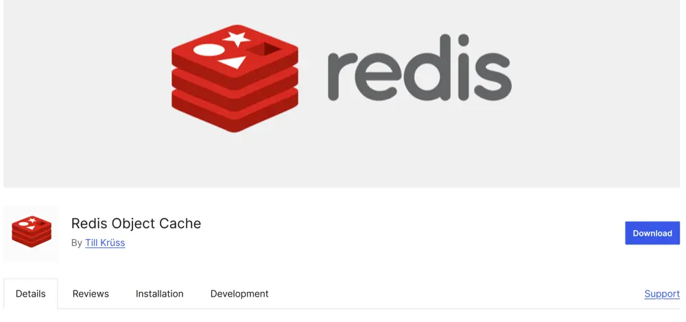 Redis Object Cache plugin by Till Krüss