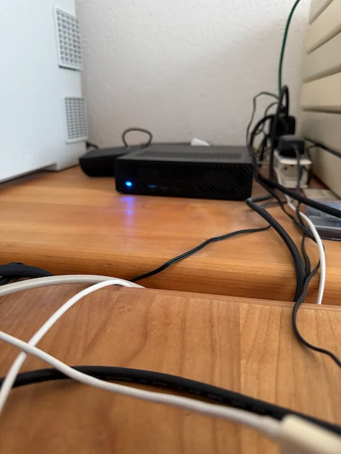 My Minisforum MS-01 in the office