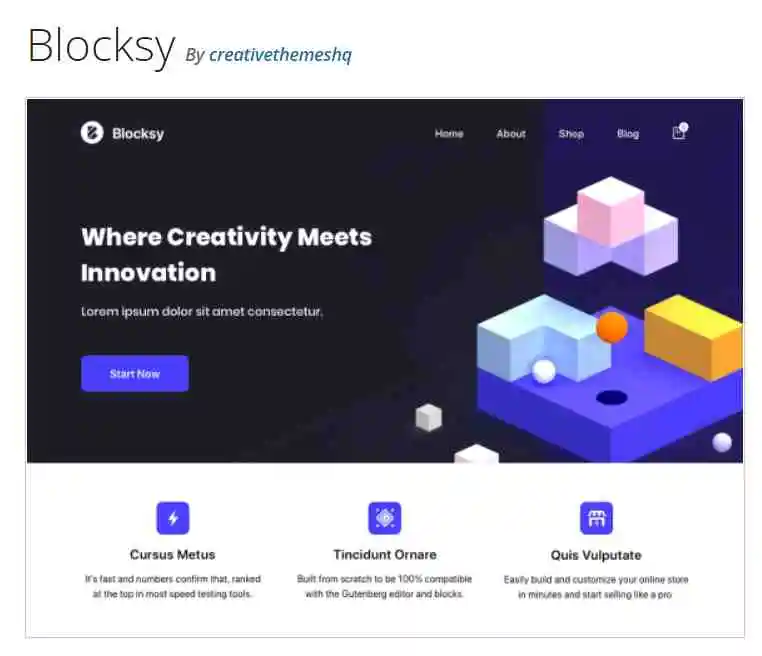 Blocksy Theme