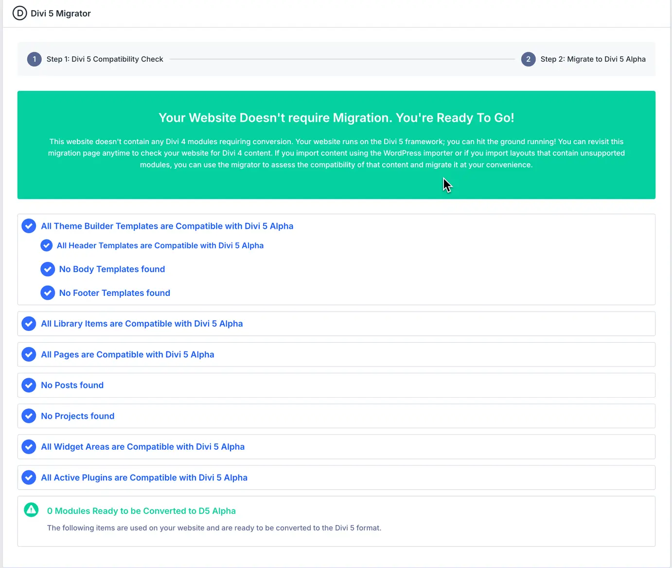 Divi 5 Migrator