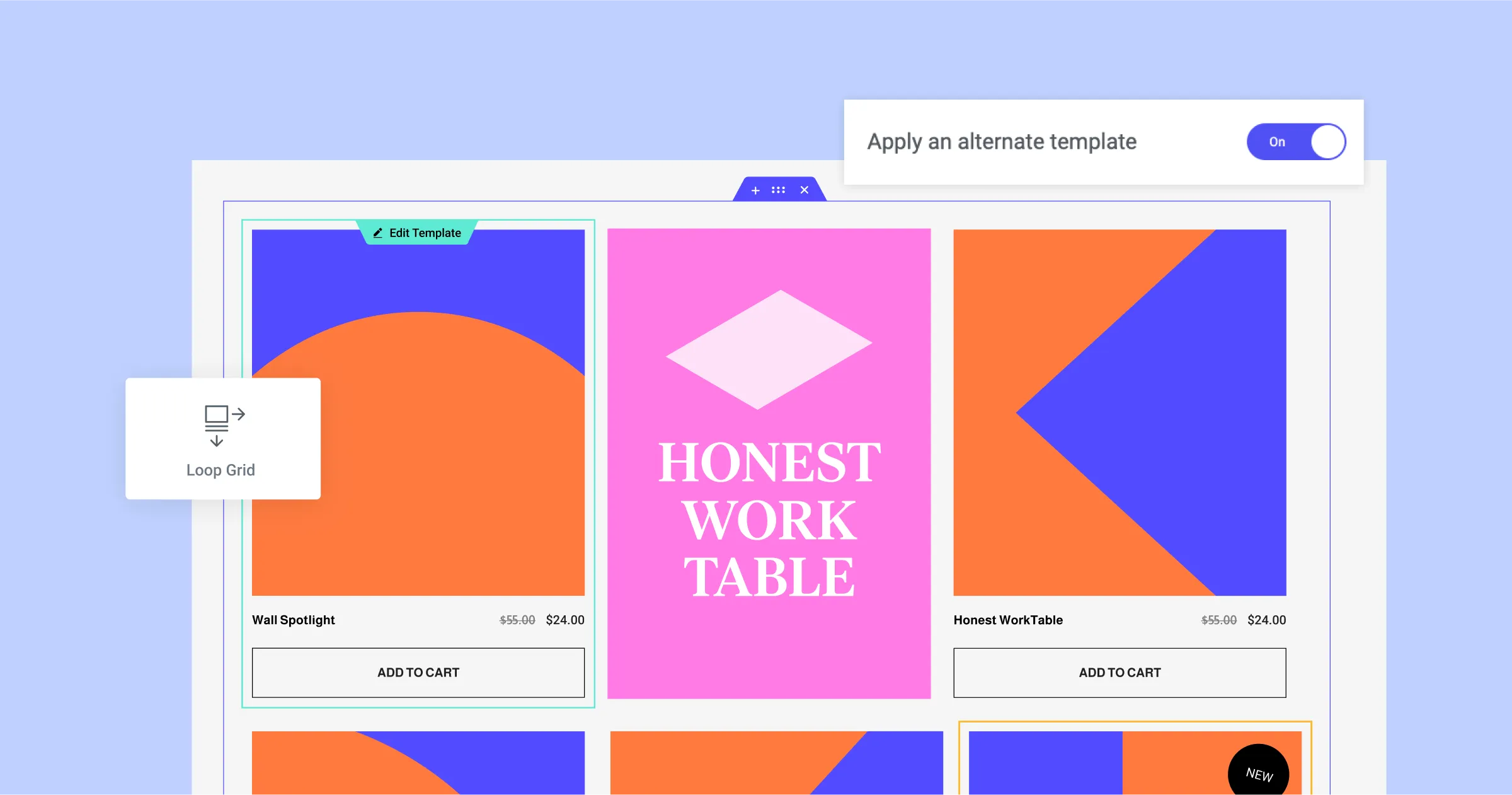 Elementor Loop alternate template