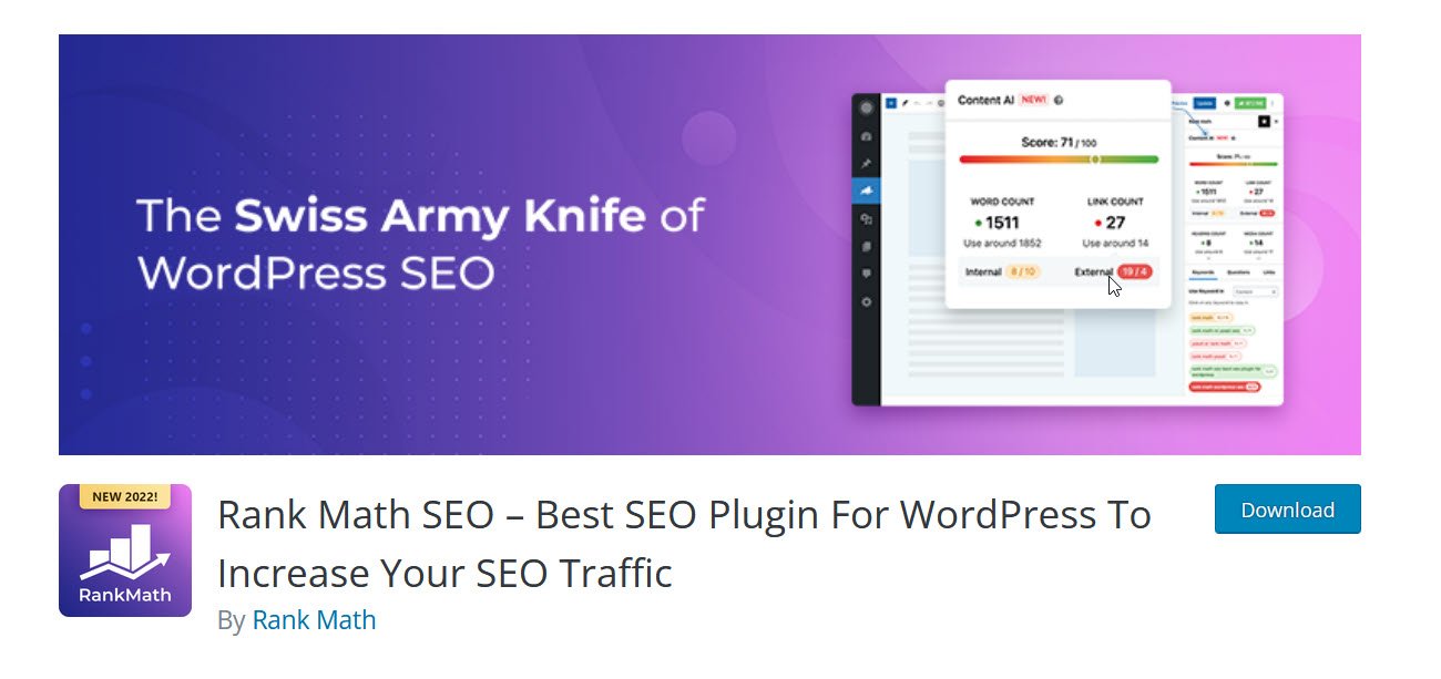 Rank Math Swiss Army Knife