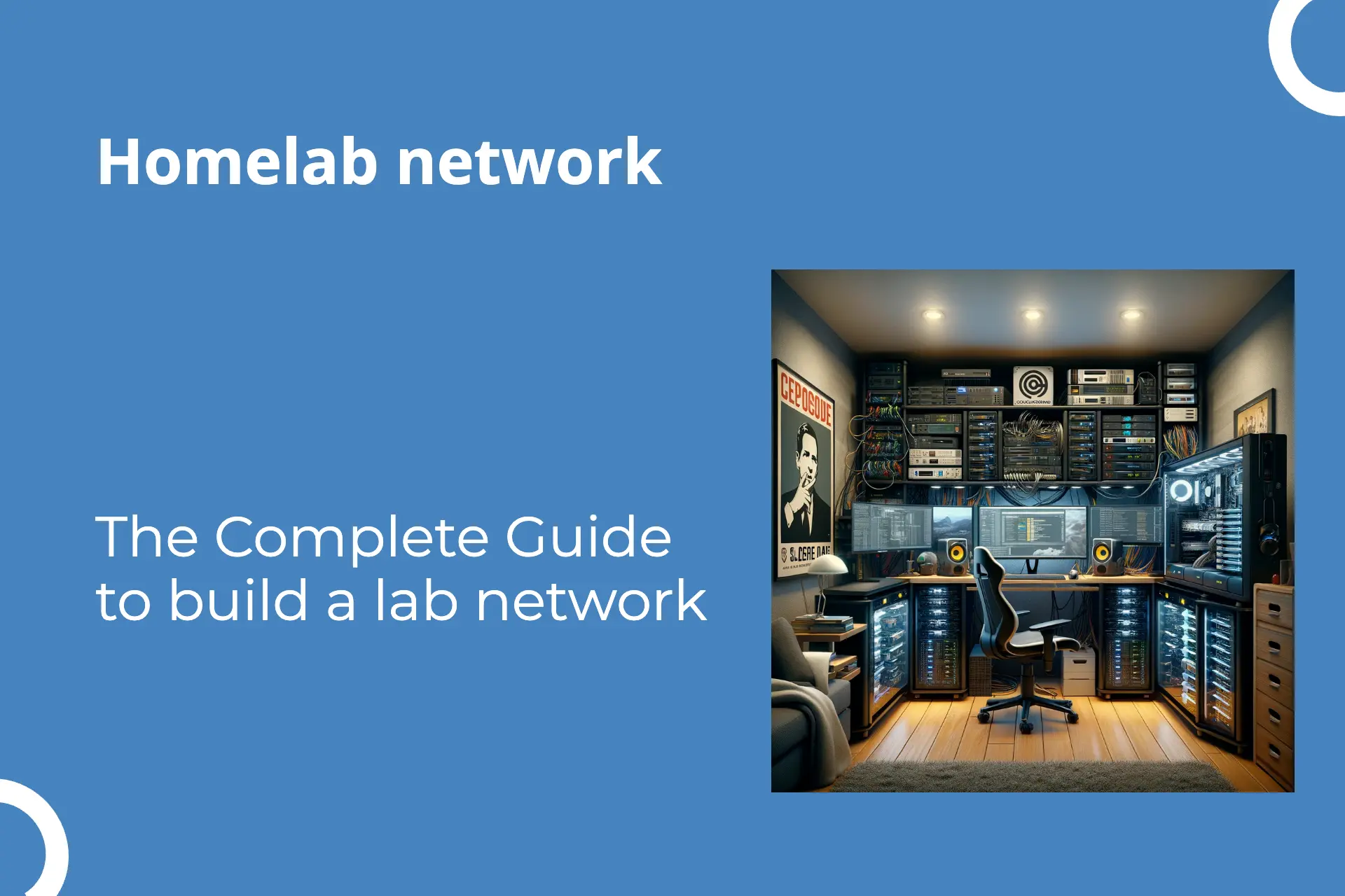 homelab network - complet guide to build a lab network