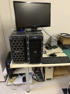 My rack for vmware and proxmos servers )