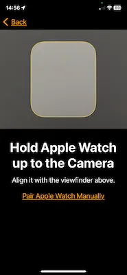 Apple Watch 9 pairing with an iPhone