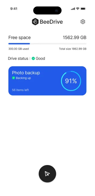 BeeDrive phone backup